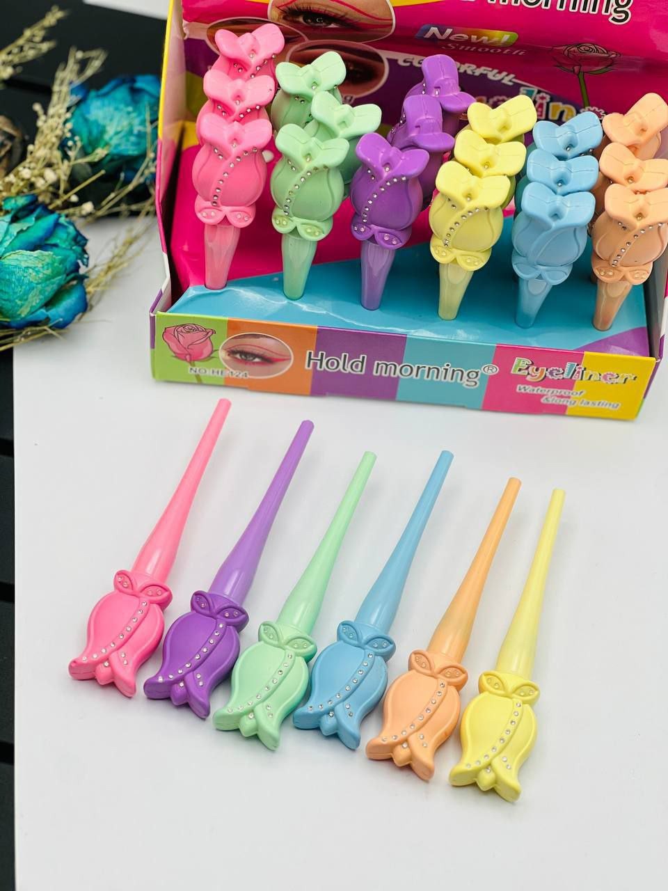 خط چشم رنگی ۶عددی