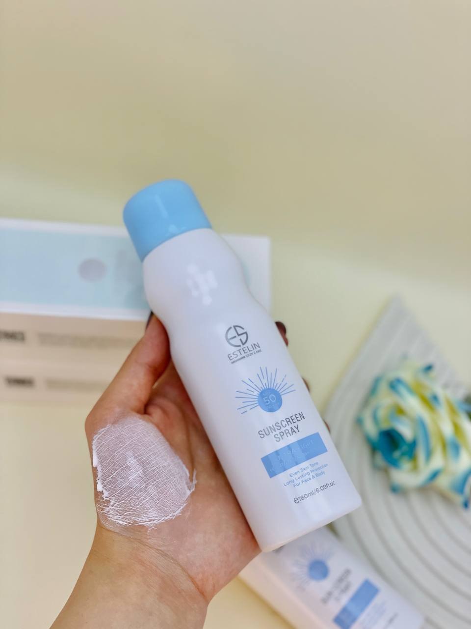 اسپری ضدآفتاب بر پایه آب